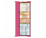 Trifold WhiteCoat Clipboard® - Pink Critical Care Edition